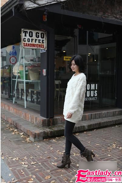 温暖弥漫寒冬 针织连衣裙萌翻天