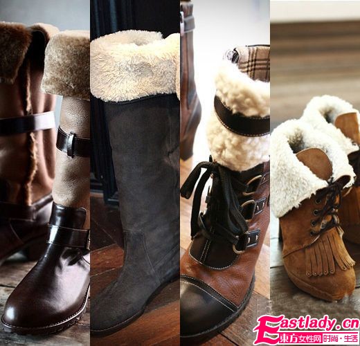 省钱达人必学4款翻毛靴8种潮搭法