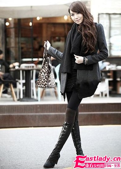 毛呢大衣进职场 做个优雅上班女