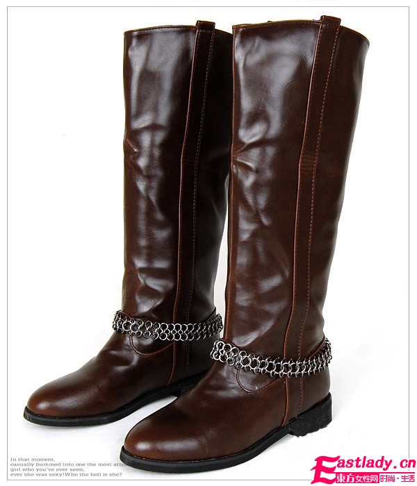 冬季拉风朋克靴 时尚MM最爱穿