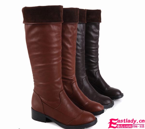 寒冬秀出名媛范 必备过膝长靴显美腿