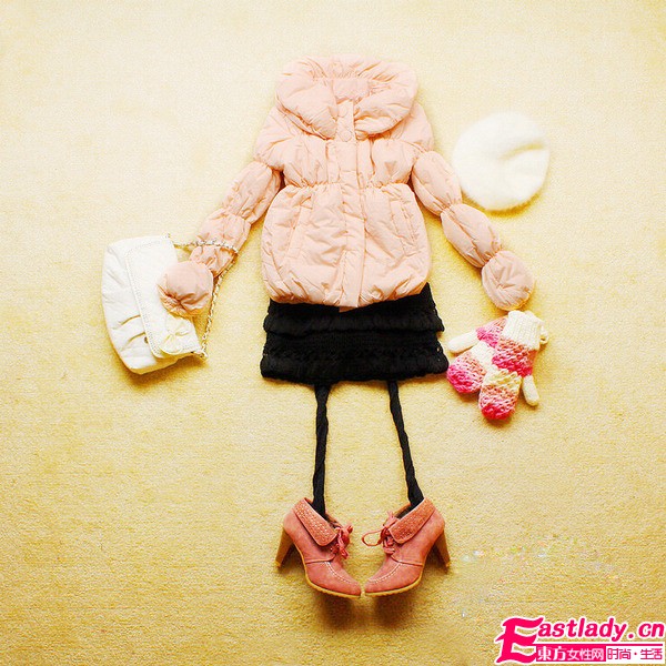 美丽不冻人 穿仿貂毛皮草大衣做环保达人