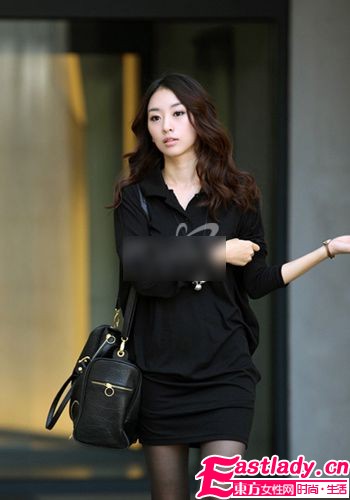 时尚小黑裙 巧搭配饰有魅力