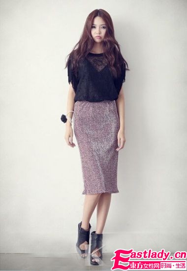 冬季时髦半身裙 消灭宽臀秀纤腰