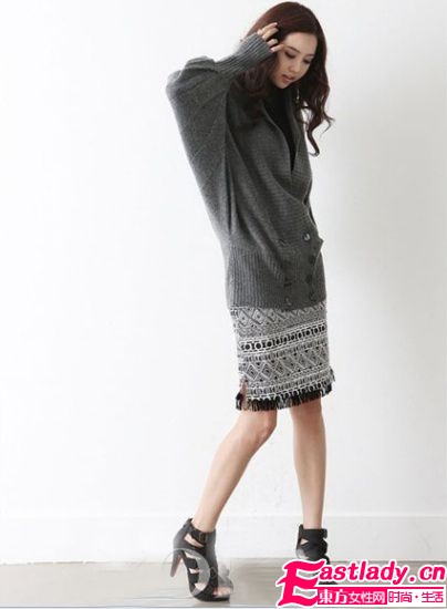 冬季时髦半身裙 消灭宽臀秀纤腰