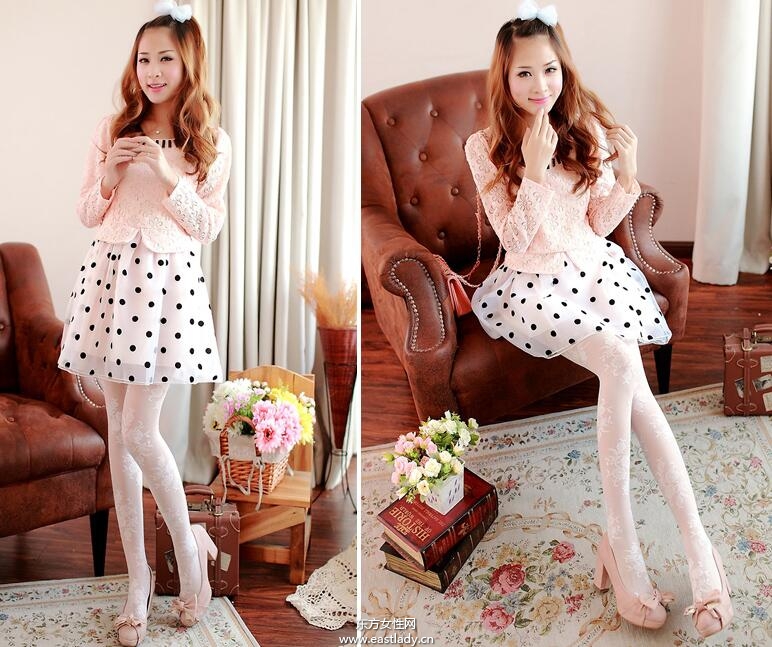 秋丝街拍 呈现360度无死角性感美腿