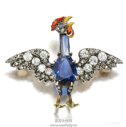 鸟儿胸针奢华大气