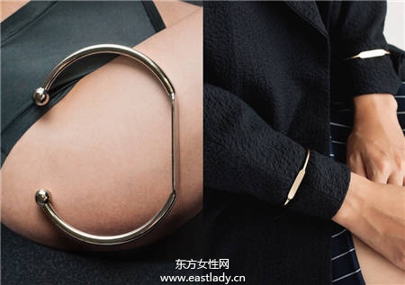 秋冬饰品就是要极简 今年潮人最流行的手环戴法