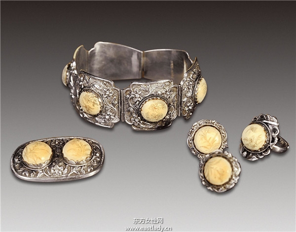 中式巴洛克时尚戒子