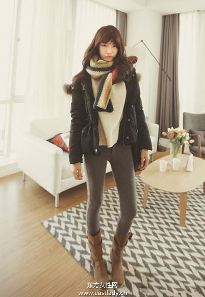 初春时尚围巾戴法诠释一个完整的你