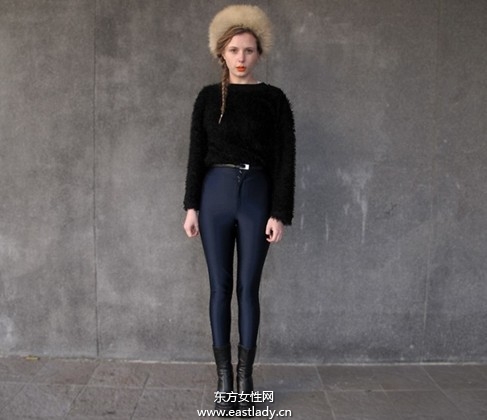 时尚皮草帽给冬日带来一丝暖意