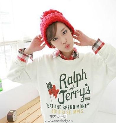 冬日时尚针织帽提升美眉靓丽指数