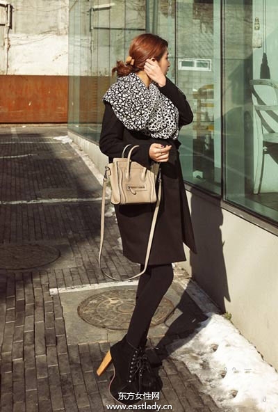 初春时尚围巾戴法诠释一个完整的你