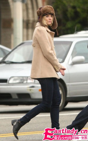 皮草雷锋帽 够暖又够潮