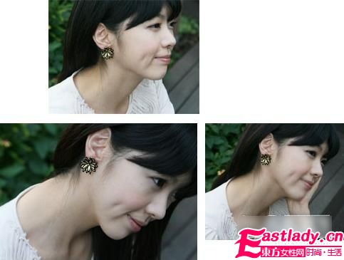 轻巧耳钉百变搭 优雅情调修饰脸型
