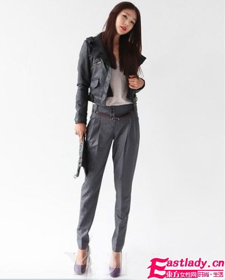 秋冬S身材不是梦 小腰带外搭秀蛮腰