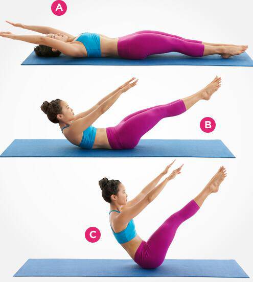 四个瑜伽动作帮你瘦肚子 产后也能做哦