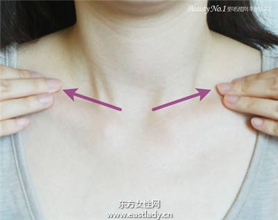 简单脸部淋巴按摩6步骤轻松瘦小脸