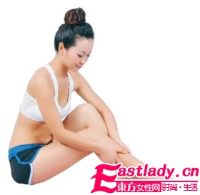 腿部按摩法消除大腿恼人脂肪