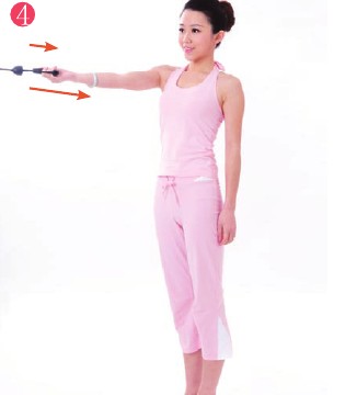 皮筋加哑铃 紧实幼滑美背