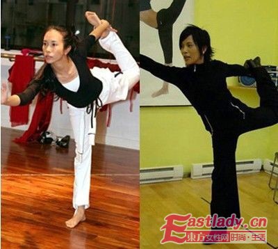 莫文蔚 周彦宏 杨丽菁等明星瑜伽姿势大PK