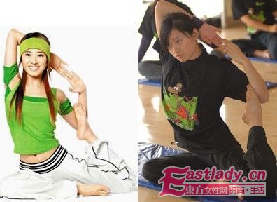 莫文蔚 周彦宏 杨丽菁等明星瑜伽姿势大PK