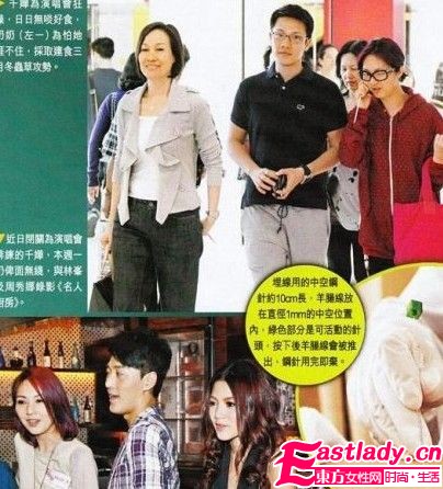 杨千嬅瘦脸成功秘诀