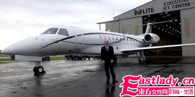 Lord Sugar豪华私人飞机曝光 价值1.5亿令人羡