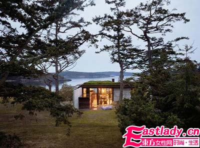 野外奢华避难场所 藏在石头里的豪宅