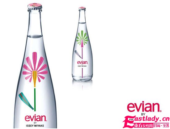 矿泉水瓶也疯狂 依云与三宅合一合作设计推出限量版