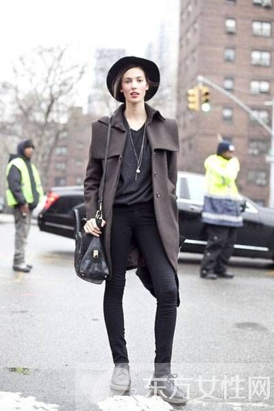 秋季欧美风潮流个性搭配 时尚保暖两不误