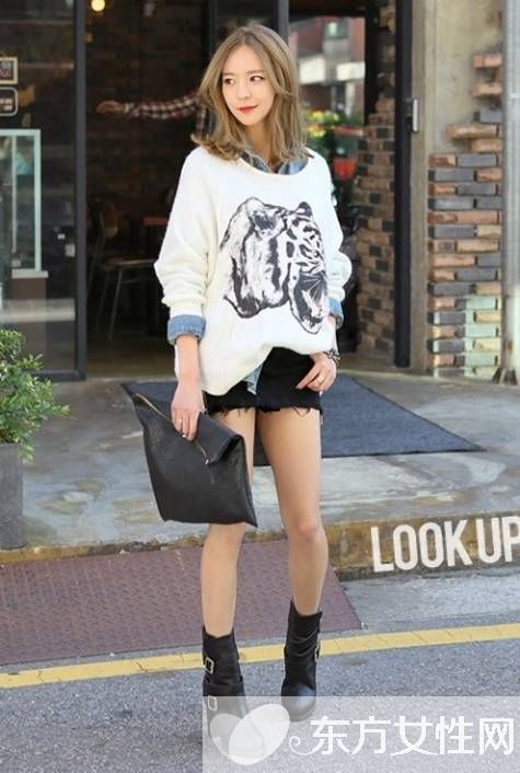 秋冬女式宽松毛衣搭配 尽显邻家女孩清新味道