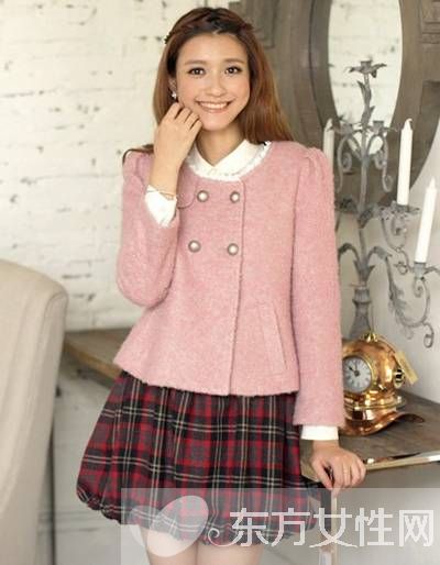 冬天裙子搭配法 外套+裙子清新养眼魅力十足