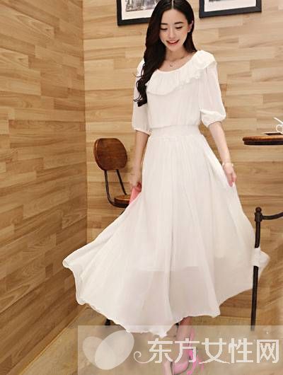 夏季时尚雪纺长裙推荐 轻松打造唯美女神范儿