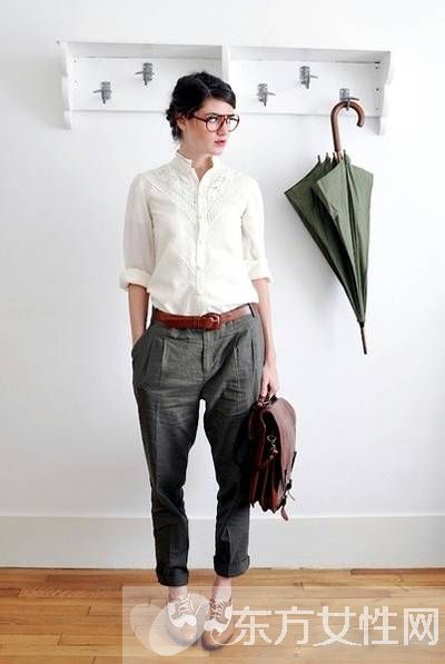 欧美英伦中性混搭风格 做个霸气girl