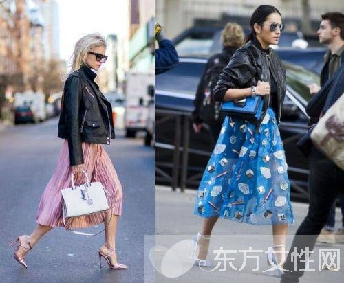 各式各样的皮衣搭配 这个冬天怎么穿都时髦