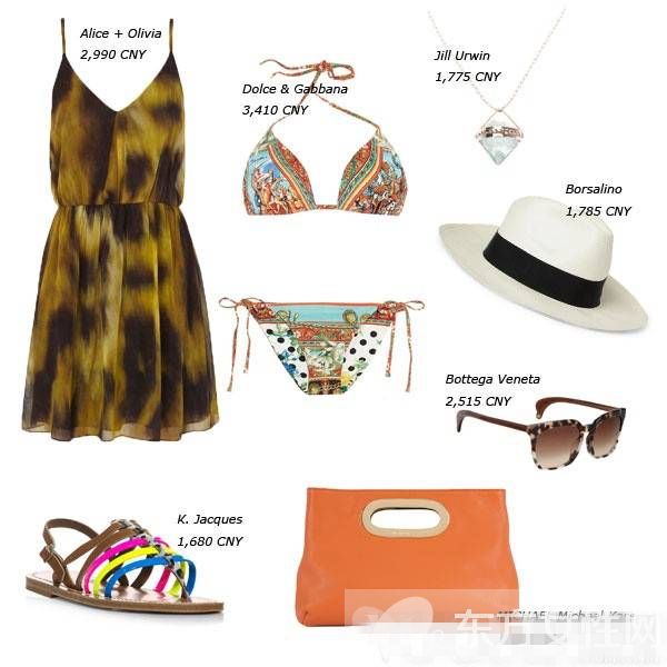 明星时尚比基尼海滩造型 这么穿简直太美了