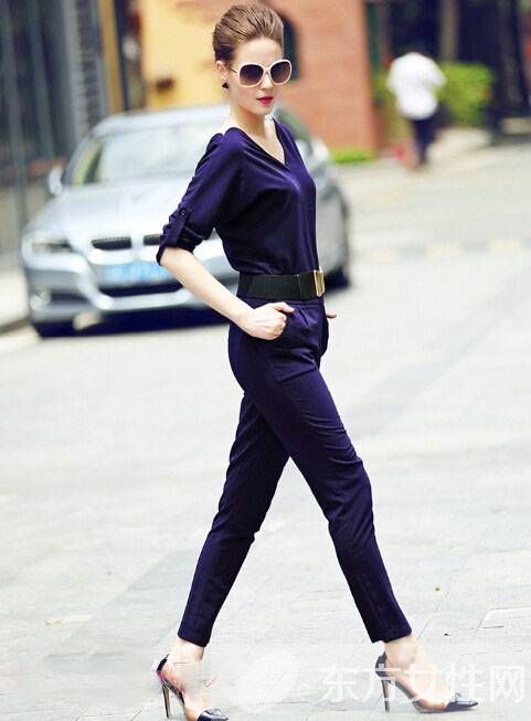时尚连体裤套装搭配技巧 潮人们都是这么穿的