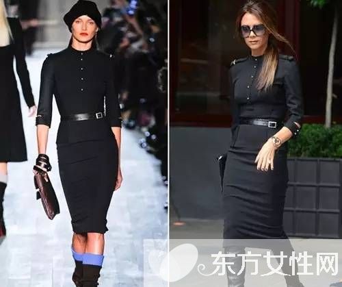 黑色系列夏日连衣裙 高贵酷酷的街拍范