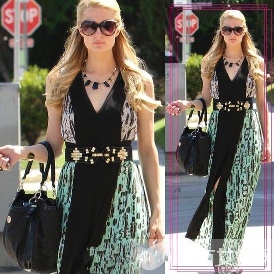 印花长裙怎么搭配更好看 优雅气质就是这么来的