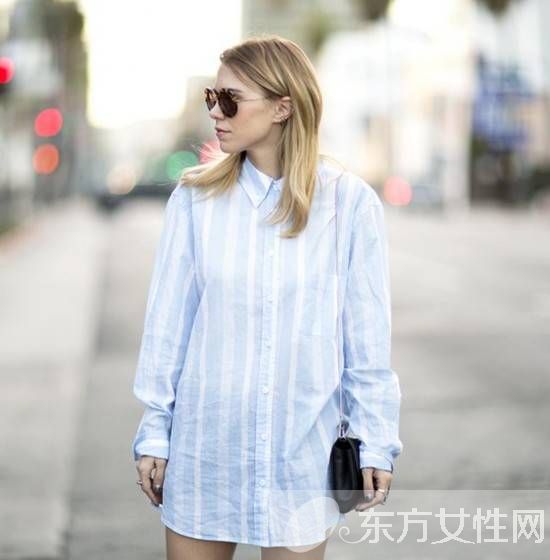 时尚条纹衬衫怎么搭配 休闲甜美风格这么穿就对了