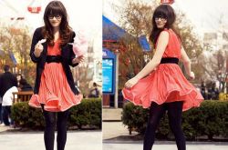 罗马高跟鞋搭配连衣裙 给你眼前一亮的感觉