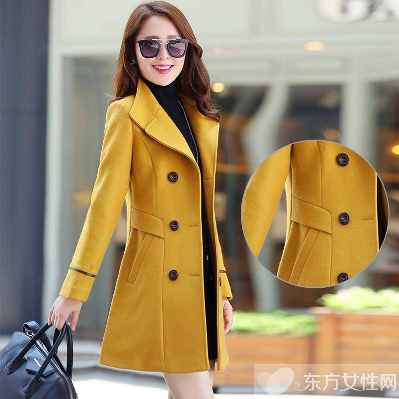 时尚大衣外套搭配 御寒保暖气场十足