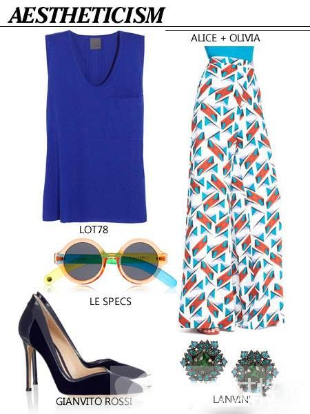 阔腿裤搭配上衣图片 这么穿女神范儿十足哦