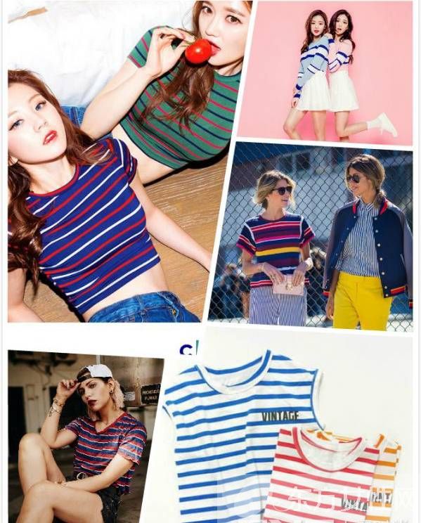 彩色条纹上衣怎么搭配 巧妙穿法彰显青春范儿