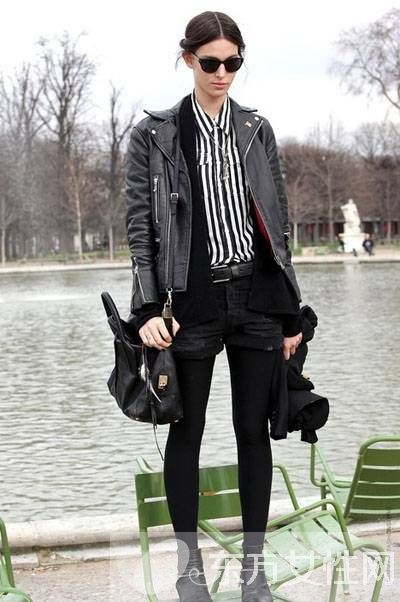 秋季欧美风潮流个性搭配 时尚保暖两不误