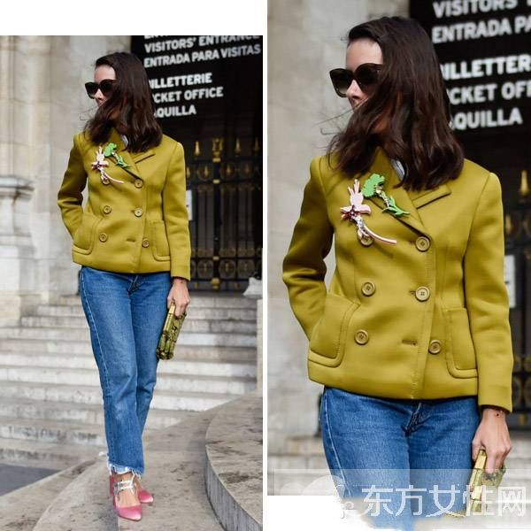 环球街拍之小西装系列 秋天这么穿简直太美了