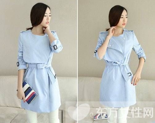 超百搭韩版流行风衣款式 保暖又不失时尚感