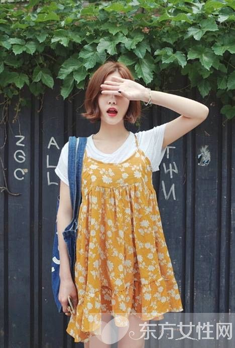 夏季干净清爽搭配经 这么穿女神范妥妥的
