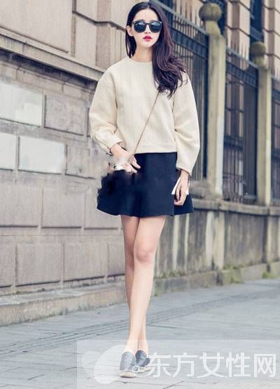 矮个女生时尚混搭风格 这么穿完美比例就出来了